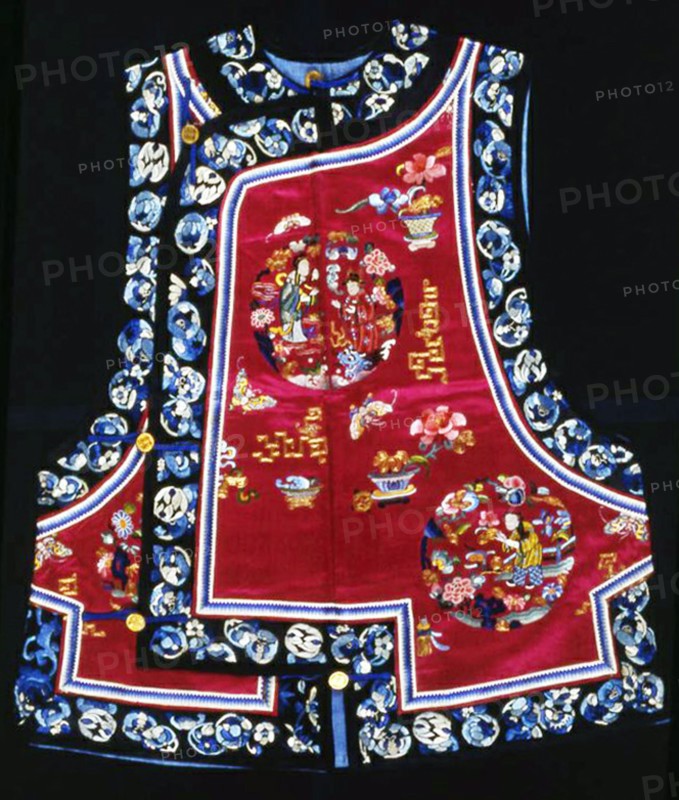 Woman's Vest, China, Qing dynasty (1644-1911), 1875/1900. Creator: Unknown.