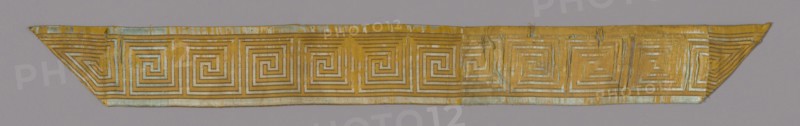 Section of Border from Thanka (Religious Picture), China, 18th century, Qing dynasty (1644-1911). Creator: Unknown.