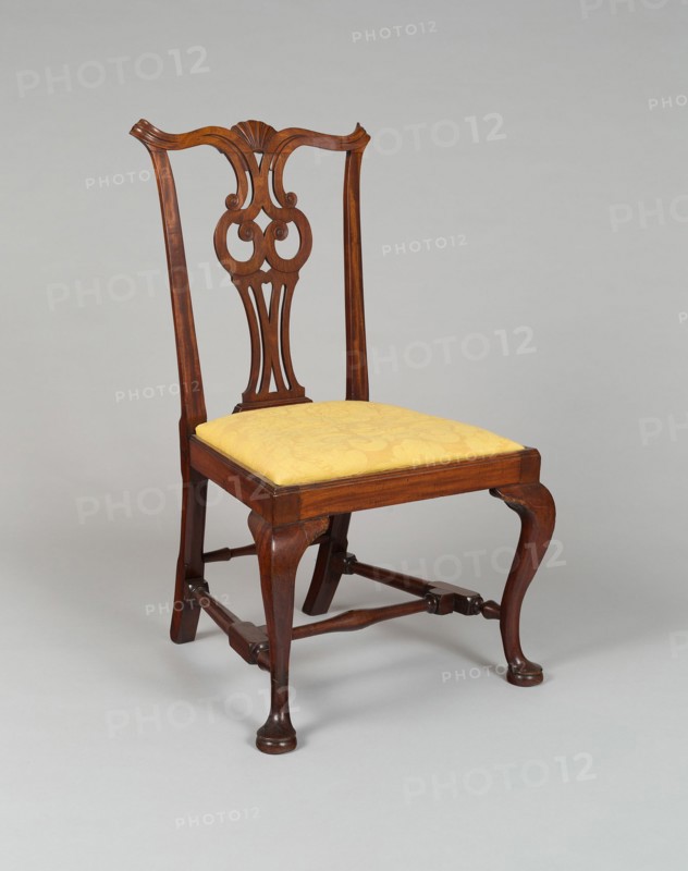 Pair of Side Chairs, 1755/90. Creator: Unknown.