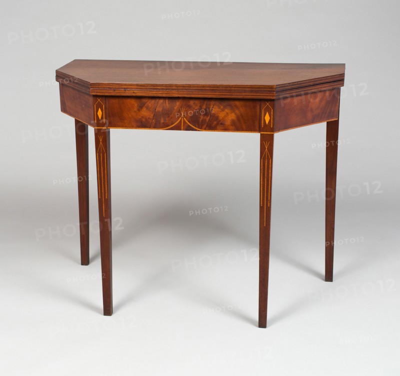 Card Table, c. 1790. Creator: Unknown.