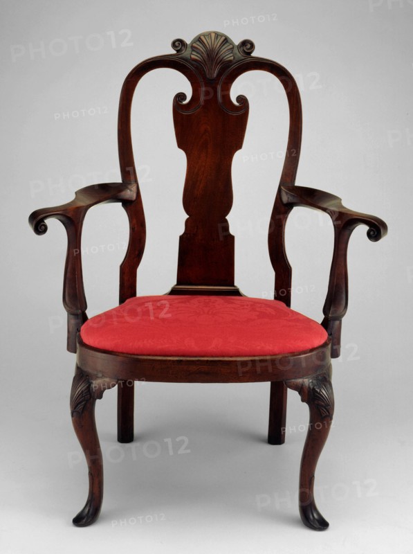 Armchair, c. 1740. Creator: Unknown.