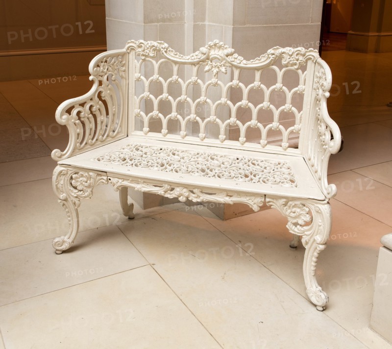 Settee, 1850-1900. Creator: Unknown.