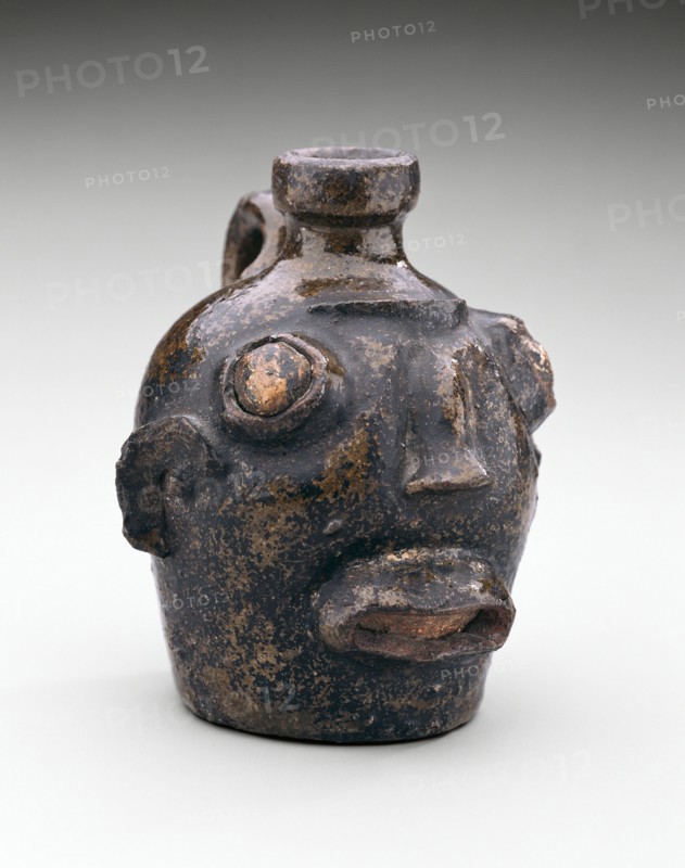 Face Jug, c. 1860. Creator: Unknown.