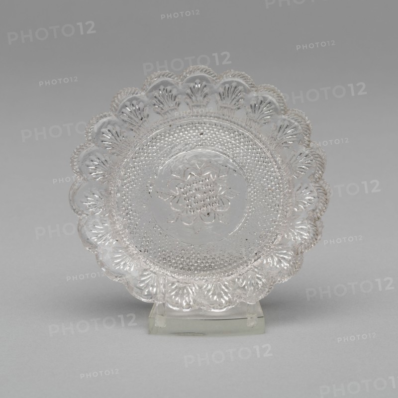 Cup plate, 1827. Creator: Unknown.