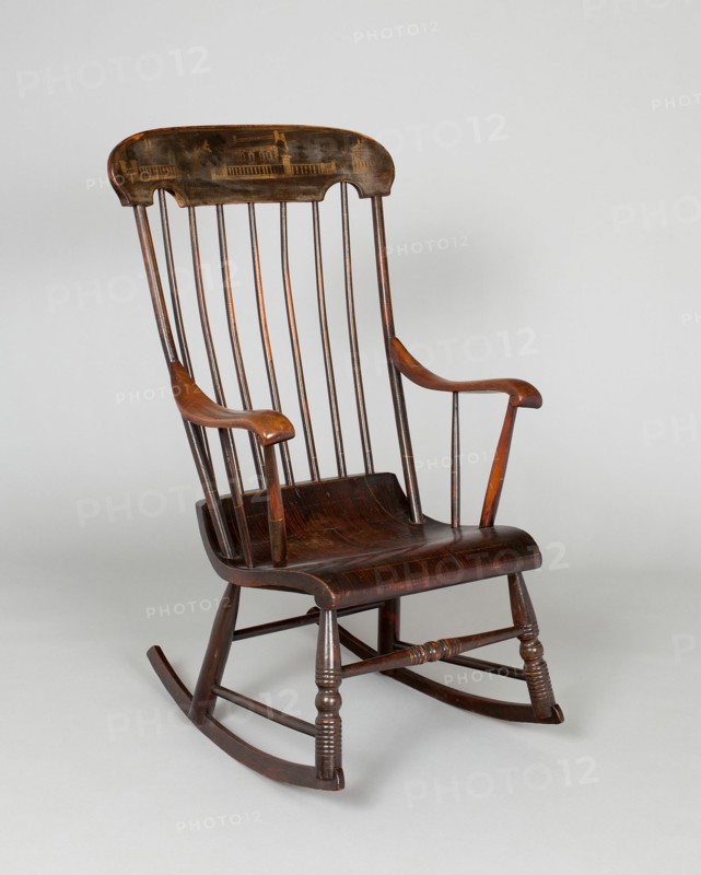 Rocking Chair, 1850/65. Creator: Unknown.