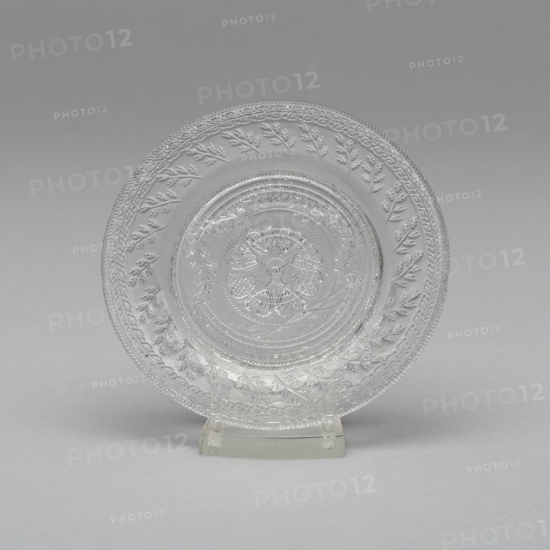 Cup plate, c. 1828. Creator: Unknown.