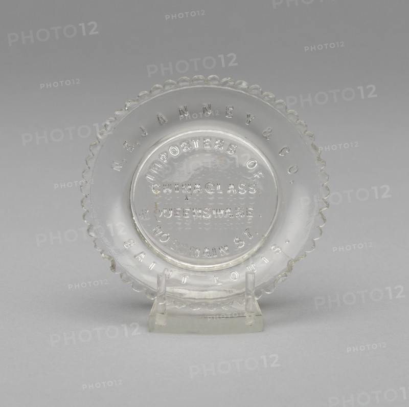 Cup plate, c. 1850. Creator: Unknown.