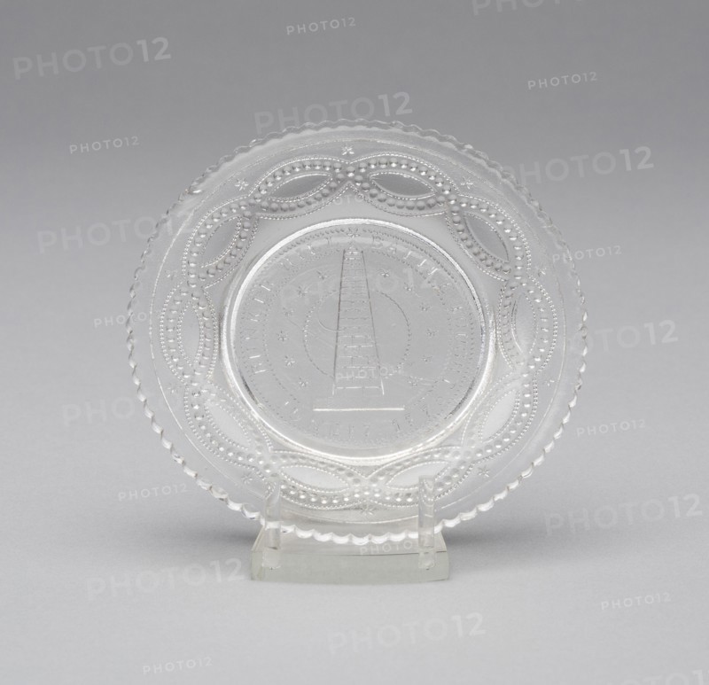Cup plate, c. 1843. Creator: Unknown.