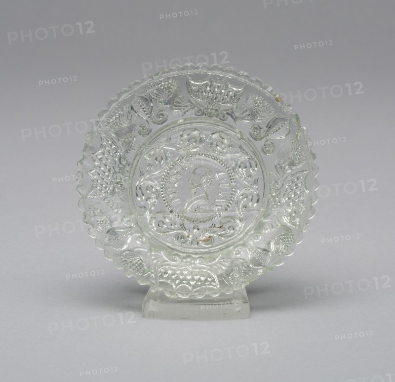 Cup plate, c. 1844. Creator: Unknown.