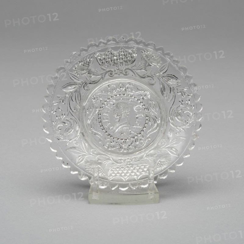 Cup plate, c. 1844. Creator: Unknown.