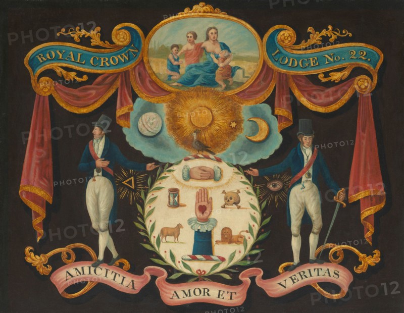 Emblems for Royal Crown Lodge No. 22, 1810/15. Creator: Unknown.