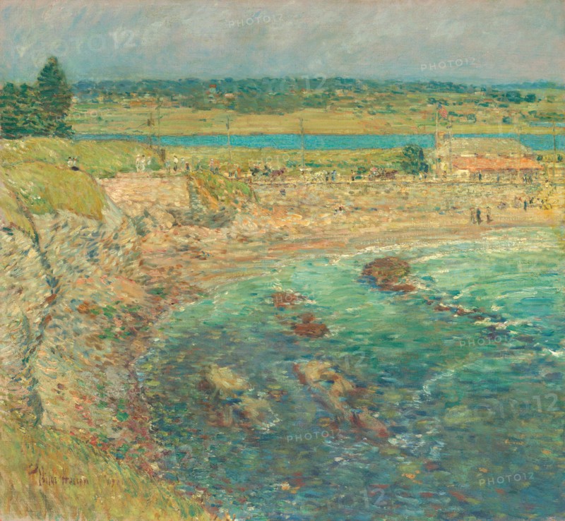 Bailey's Beach, Newport, Rhode Island, USA, 1901.  Creator: Frederick Childe Hassam.