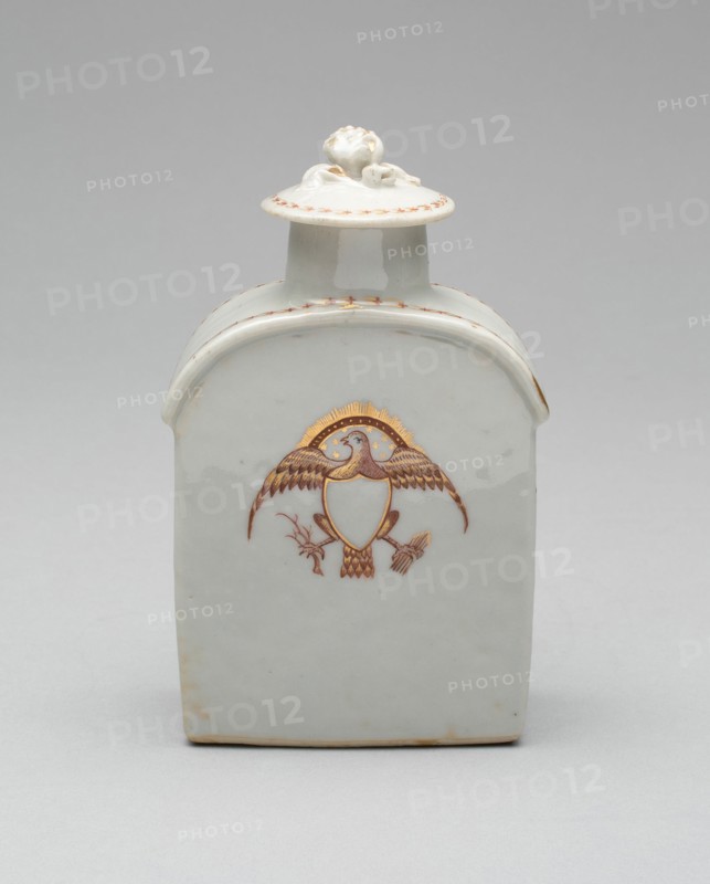 Tea Caddy with Cover, c. 1795. Creator: Unknown.