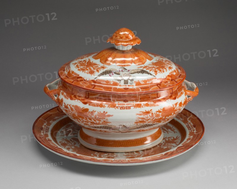 Covered Tureen and Platter, 1800/15. Creator: Unknown.