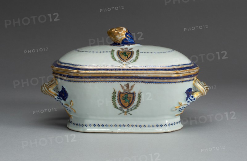Tureen with Cover, c. 1787/90. Creator: Unknown.