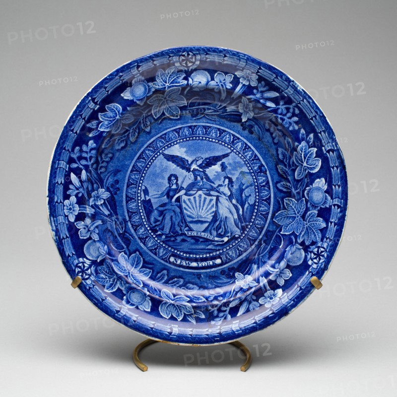 Plate, c. 1829. Creator: Unknown.