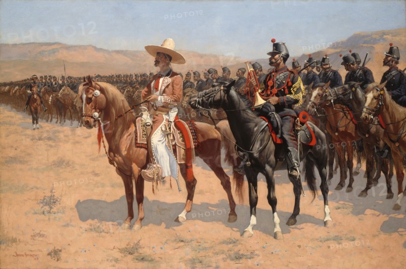 The Mexican Major, 1889. Creator: Frederic Remington.