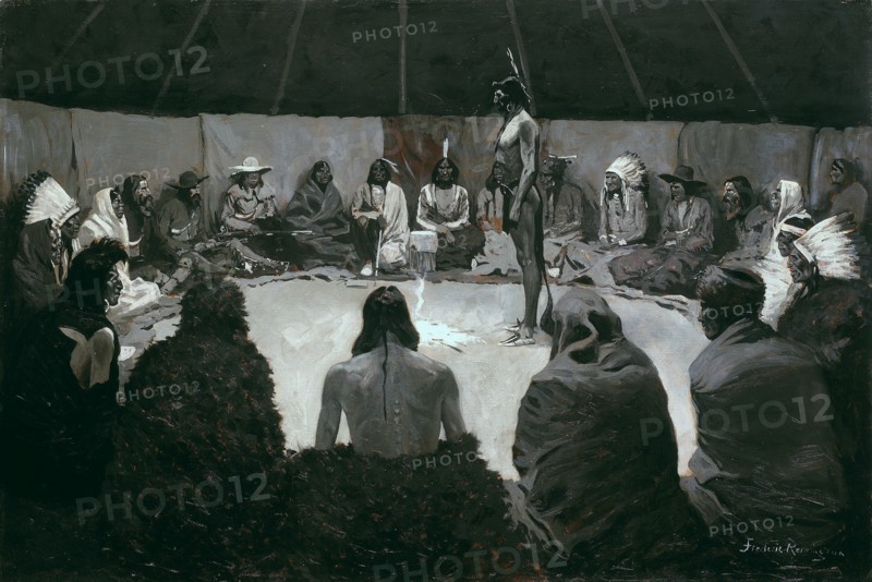 I Will Tell the White Man, c. 1900. Creator: Frederic Remington.