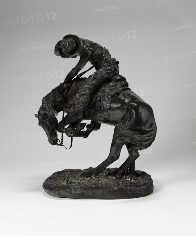 The Rattlesnake, Modeled 1905, cast 1918. Creator: Frederic Remington.