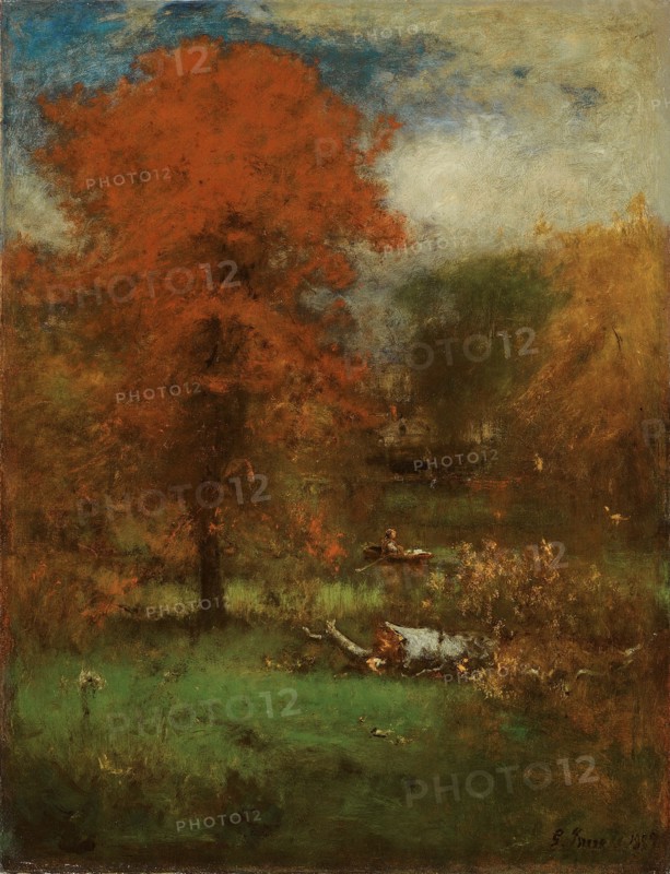 The Mill Pond, 1889. Creator: George Inness.