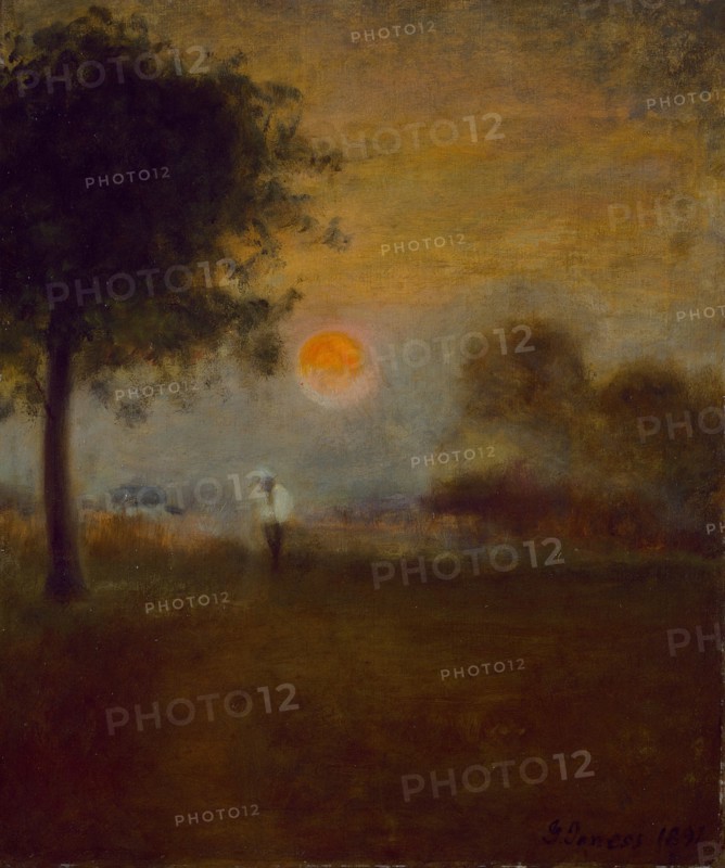 Moonrise, 1891. Creator: George Inness.