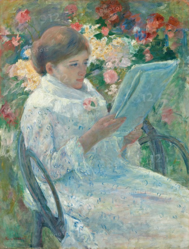 On a Balcony, 1878/79. Creator: Mary Cassatt.
