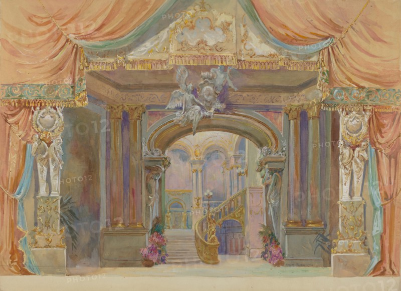 Stage Set, c. 1938. Creator: Gilbert Sackerman.