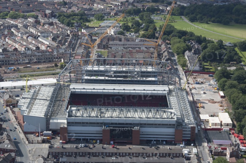 Anfield Football Stadium, home to Liverpool Football Club, Liverpool, 2015. Creator: Historic England.
