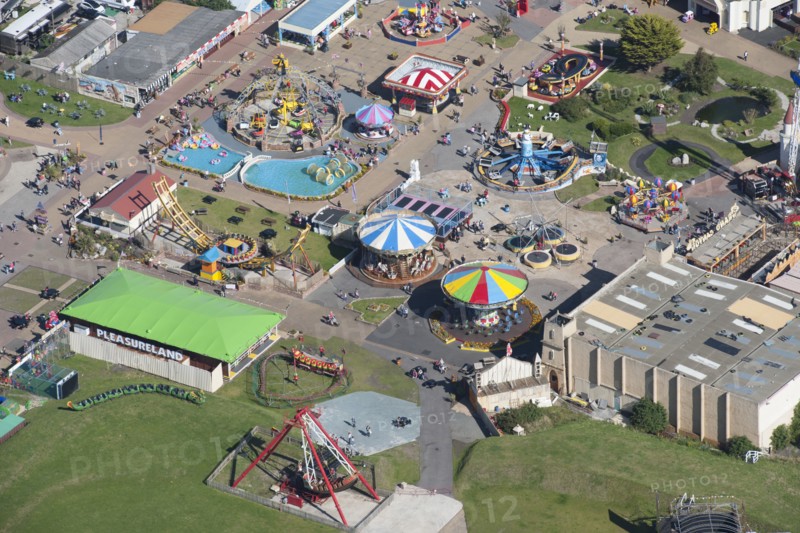 Pleasureland Amusement Park, Southport, Merseyside, 2015. Creator: Historic England.
