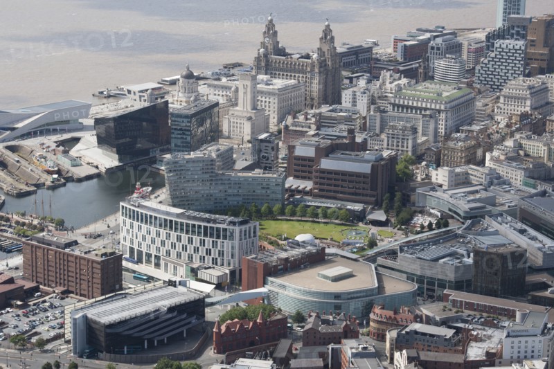The city centre and environs, Liverpool, 2015. Creator: Historic England.