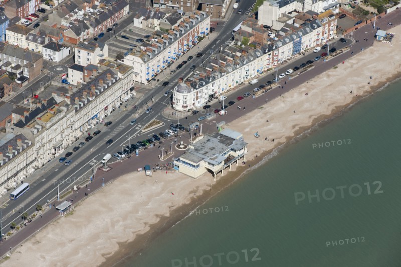 Brunswick Terrace and the Pier Bandstand, Weymouth, Dorset, 2016. Creator: Historic England.
