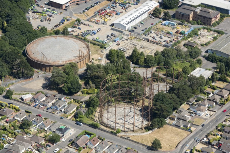 Branksome Gas Works, Poole, Dorset, 2018. Creator: Historic England.