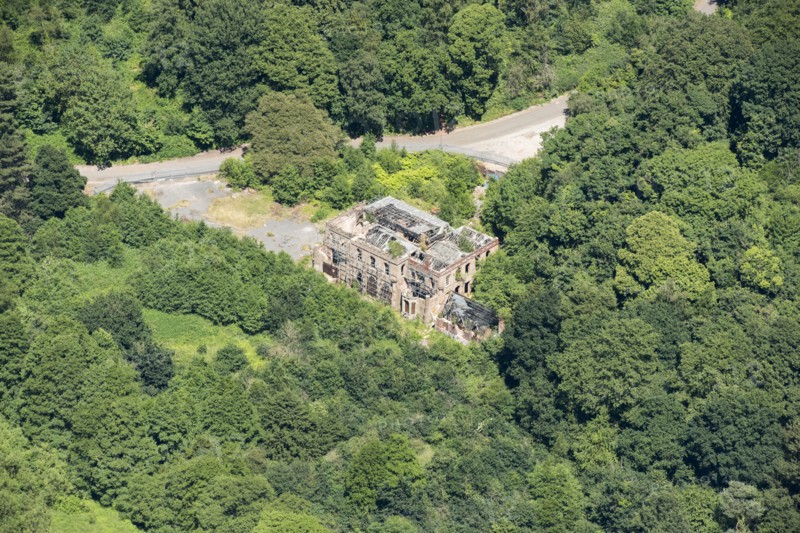 Great Barr Hall, a former country house now derelict, Walsall, West Midlands, 2018. Creator: Historic England.