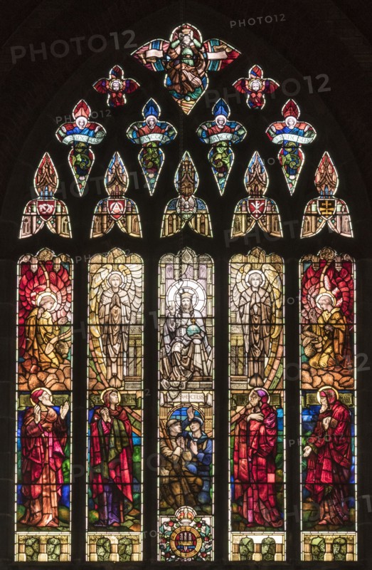East window, All Saints' Church, Leek Road, Hanley, Stoke-on-Trent, 2018. Creator: Steven Baker.