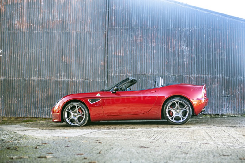 2013 Alfa Romeo 8C Spyder.