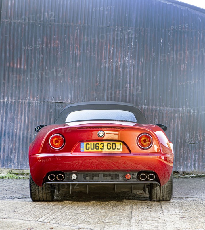 2013 Alfa Romeo 8C Spyder.
