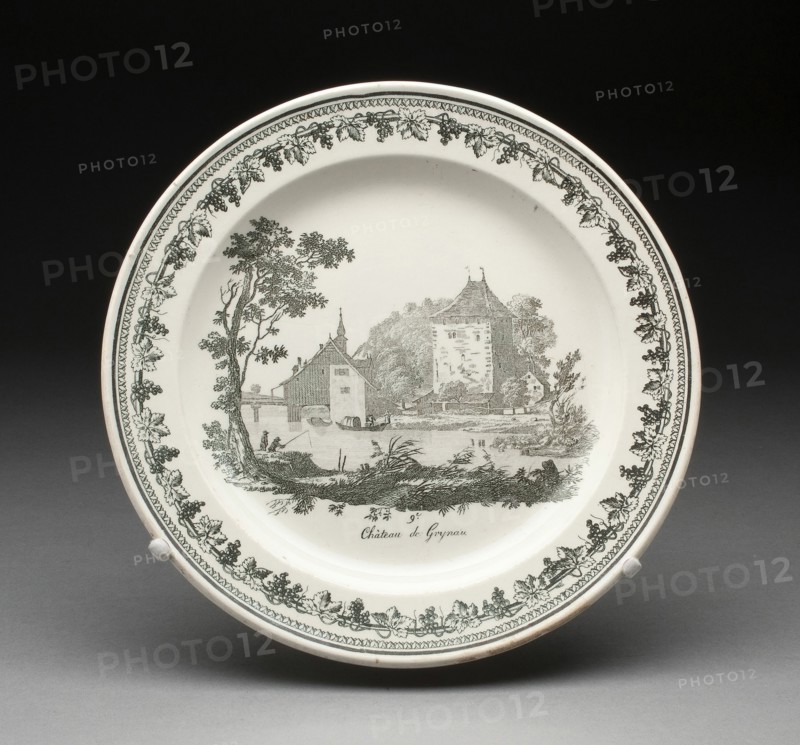 Plate, Creil, 1800/50.