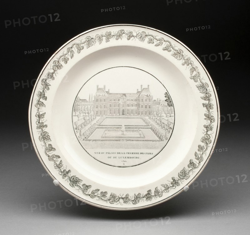 Plate, Creil, 1800/50.