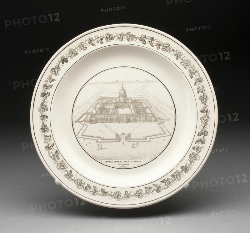 Plate, Creil, 1800/50.