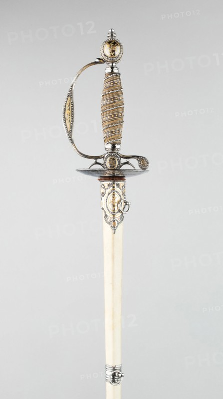 Smallsword and Scabbard, England, c. 1785.