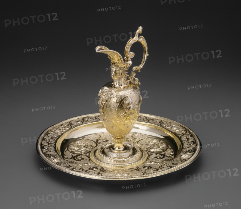 Rosewater Ewer and Basin, Nuremberg, 1603/1609.
