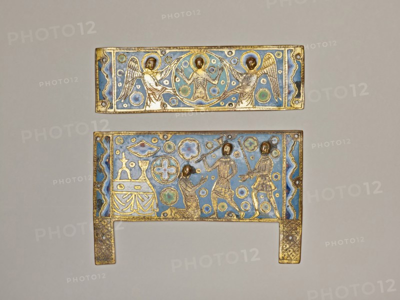 Plaques from a Reliquary Casket with the Martyrdom of a Saint, Limoges, 1200/50.