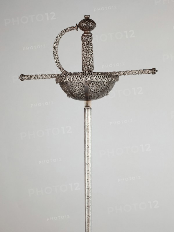 Cup-Hilted Rapier, Italy, About 1650.