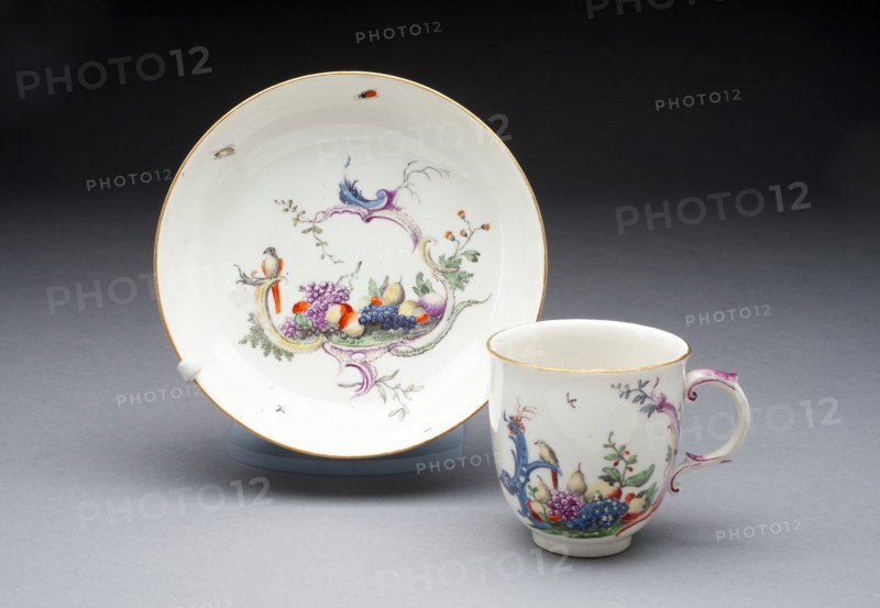 Cup and Saucer, Höchst, c. 1770.