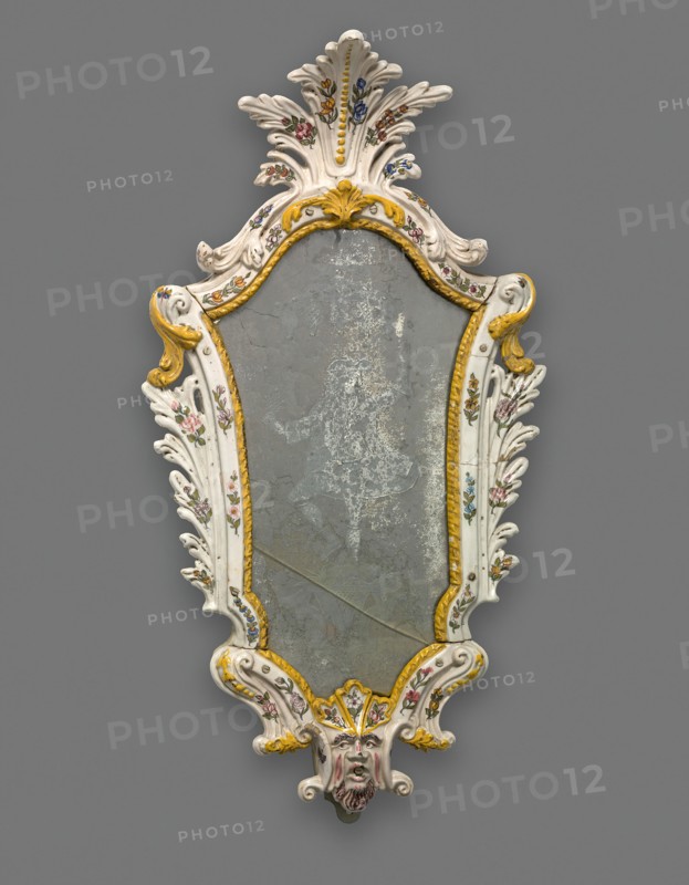 Mirror: Male Harlequin, Italy, 1740/60.