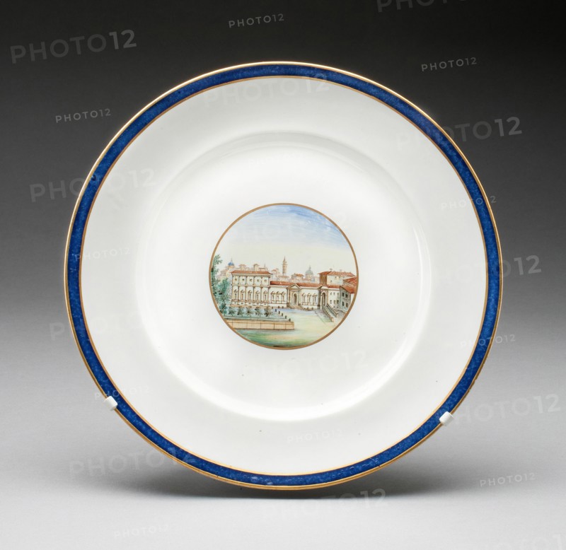 Plate, Naples, Early 19th century.