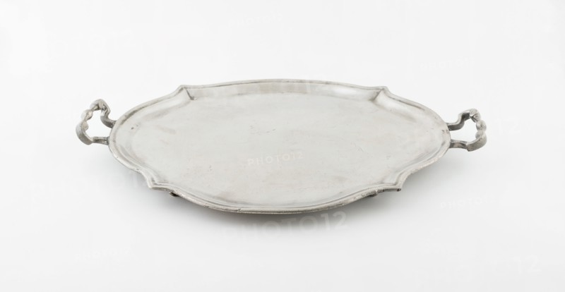 Double-handled Footed Tray, Germany, c. 1785.