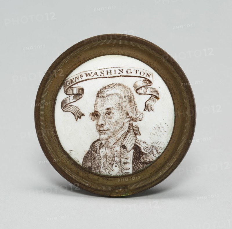 Cloak Pin (Knob or Tieback), England, c. 1780.