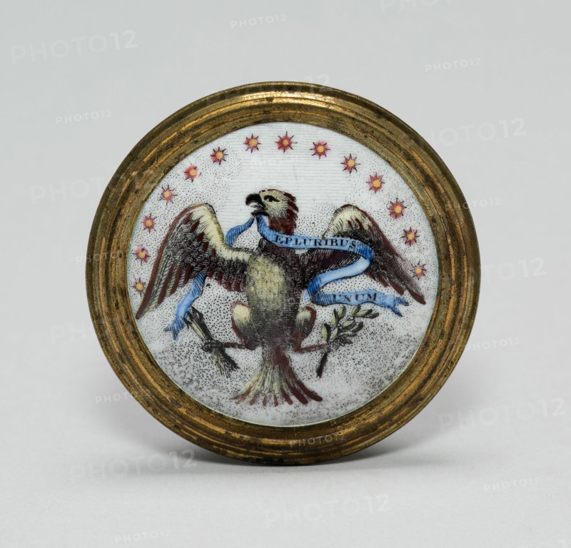 Cloak Pin (Knob or Tieback), England, 1791.