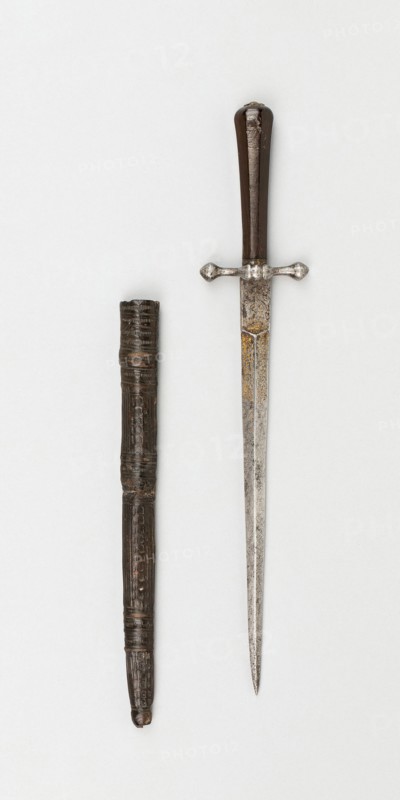 Dagger with Sheath, Scotland, dated 1624.